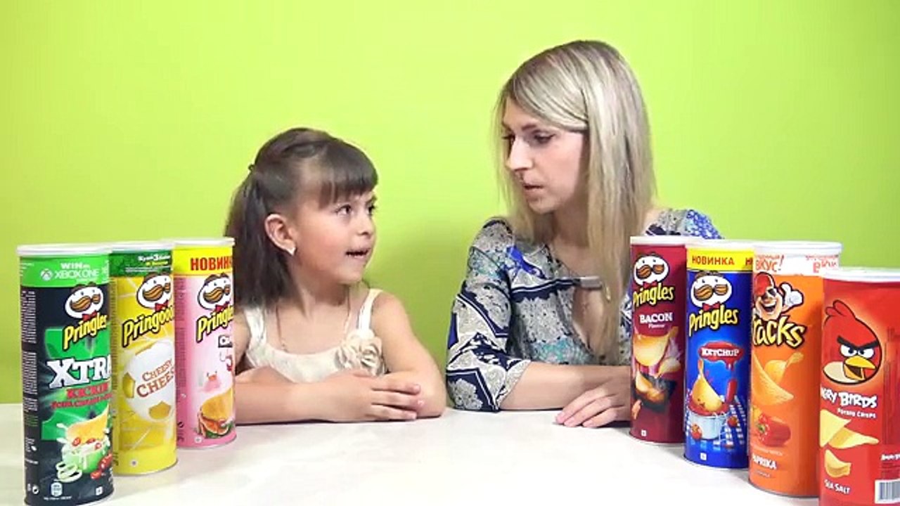 ЧИПСЫ ЧЕЛЛЕНДЖ от Vasilisa TV Вызов Принят | PRINGLES CHALLENGE