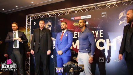 REVENGE OR REPEAT TONY BELLEW-DAVID HAYE 2 - INTENSE FACE OFF AT PRESSER!-4zTc_l4g6W8