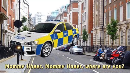 Farting Poo Poo Police Car Funny Finger Family Nursery Rhymes For Children Fart Learning Vehicles