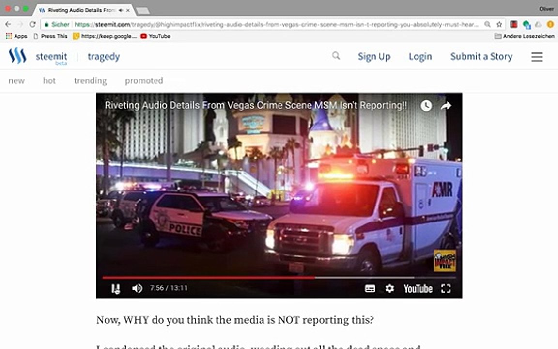 Oliver Janich-  Die Las-Vegas-Vertuschung