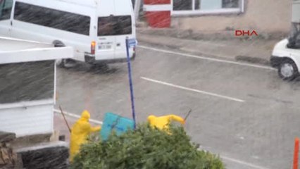 Van Başkale'ye Kış Erken Geldi