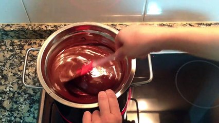 Tarta de galletas con chocolate | Tarta de la abuela | Tarta de galletas casera