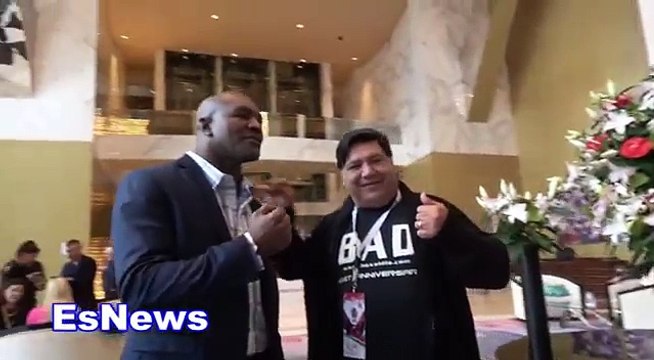 ((BADASS)) Bernard Hopkins & Holyfield After Meeting president Of Azerbaijan - EsNews Boxing-krqcROygys4