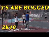 The 3v3 Courts are Bugged 2k FIX YOUR GAME! (NBA 2k18 Gameplay)