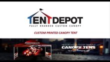 custom printed canopy tent