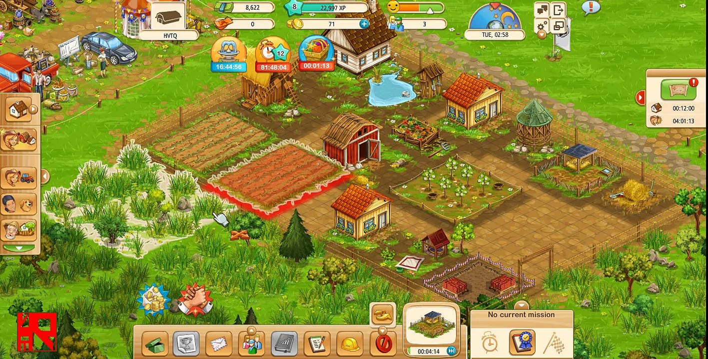 big farm day 2 - goodgame big farm farmerama  big farm belépés D2