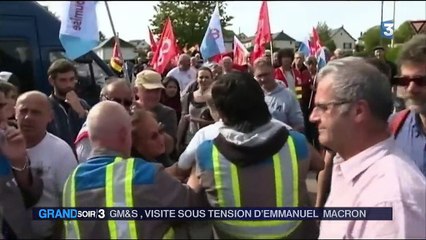 En Corrèze, Emmanuel Macron braque les GM&S