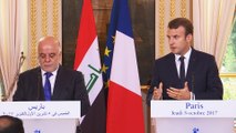 Déclaration conjointe du président de la République, Emmanuel Macron, et de Haïder al-Abadi, Premier ministre d'Irak