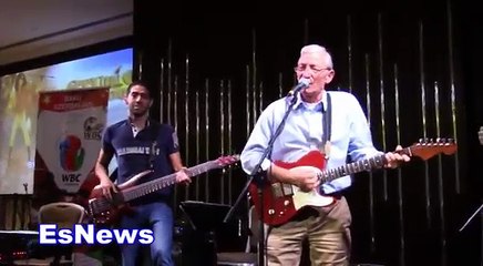 WBC President Mauricio Sulaiman On Drums Pepe On Guitar EsNews Boxing-qEOa1054GCk