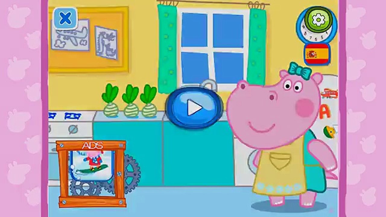 Hippo Pepa ❤ Niños Escuela de cocina en español ❤ Historieta del bebé