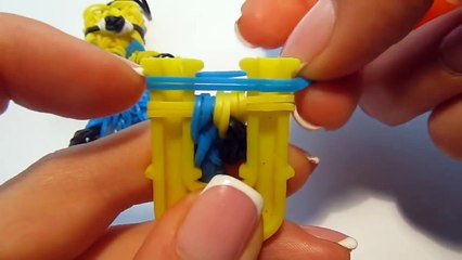 фигурка МИНЬОН из резинок на рогатке. Оригинальный дизайн | MINION Rainbow Loom Charm