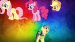 My Little Pony Mane 6 Transforms into Cats - Coloring Transformation MLP Kitty