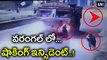 A Lorry Hits Sweeper In Warangal వరంగల్ లో షాకింగ్ ఇన్సిడెంట్ | Oneindia Telugu
