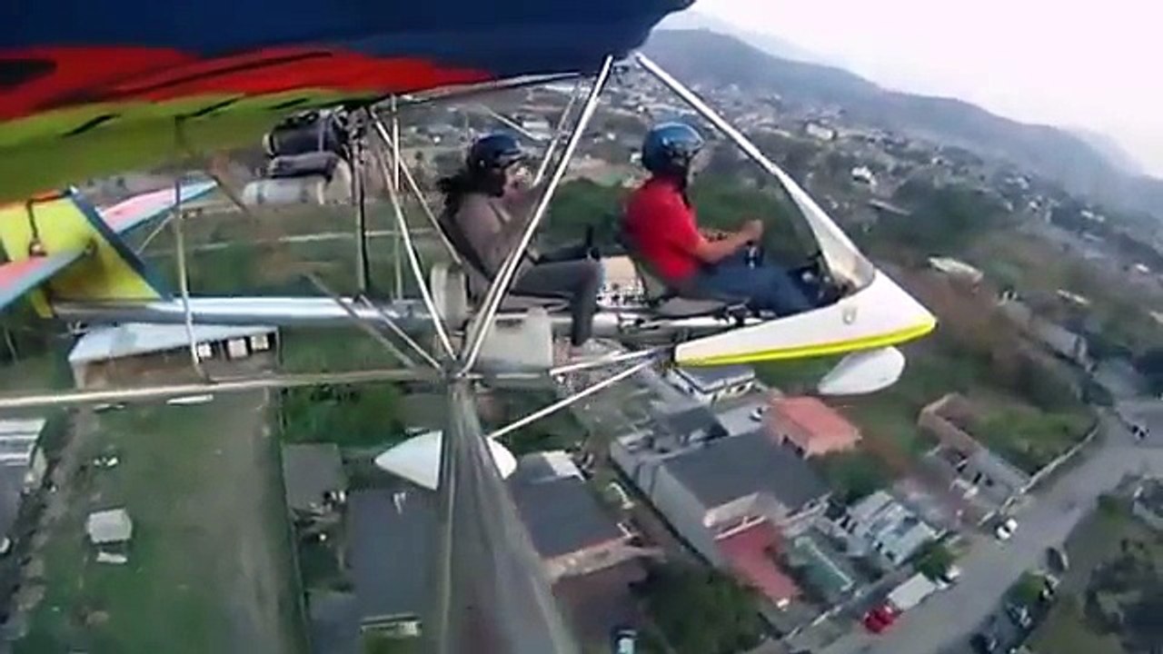 Home made gyrocopter successfully fly.