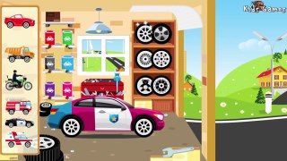 Transport for Children : Police Car, Monster Car, Ambulance, Fire Trucks:Cars and Truck for Children