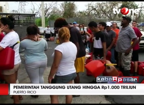 Diamuk Badai Maria, Puerto Rico Terancam Bangkrut