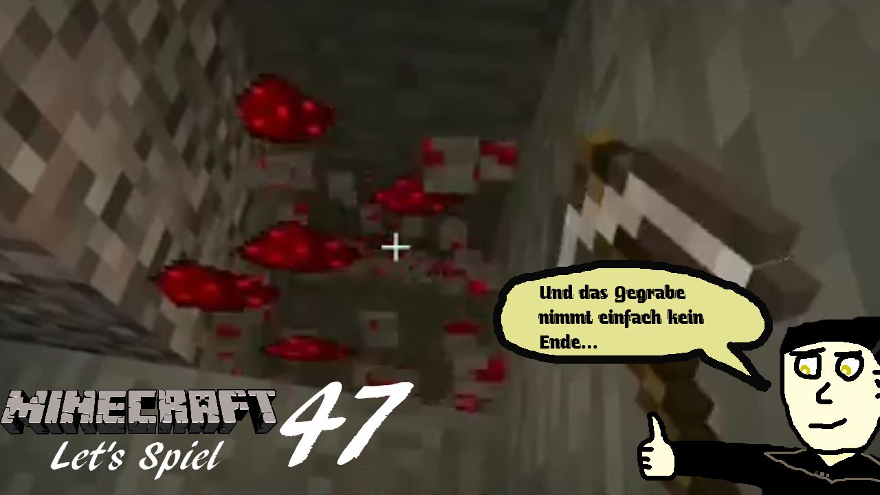 Minecraft 'Let's Spiel' (Let's Play) 47: Das Graben - Teil 3