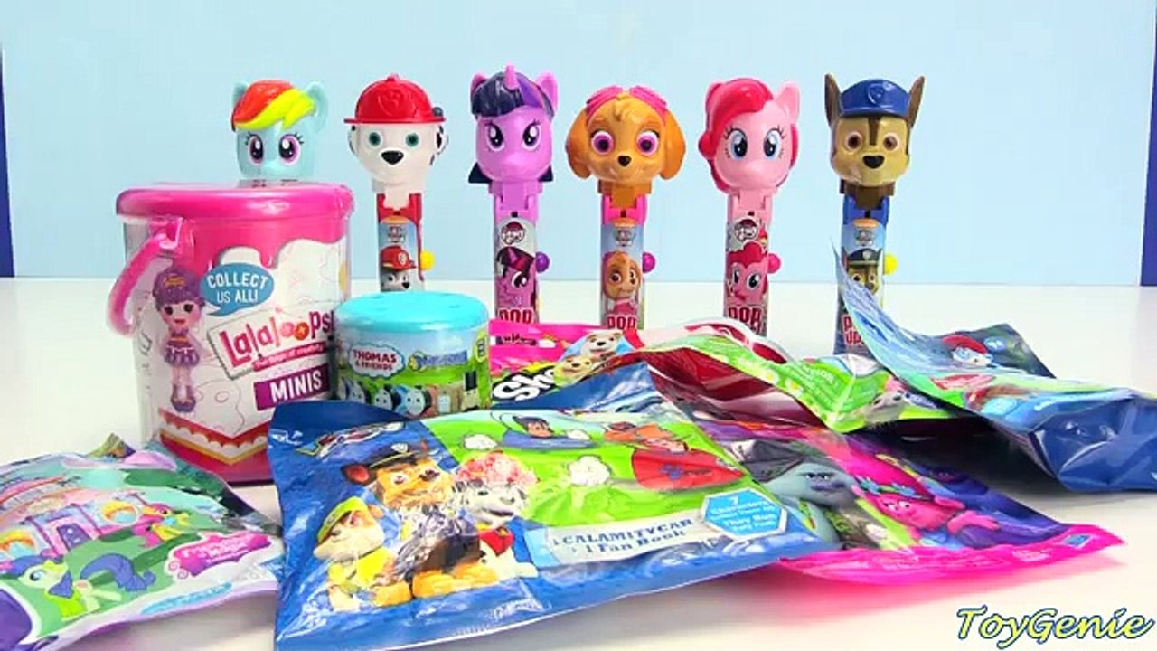 Paw Patrol and My Little Pony Lolli Pop Ups