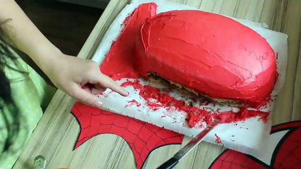How to make a Spiderman Cake Spider-Man Torte selber machen Tutorial
