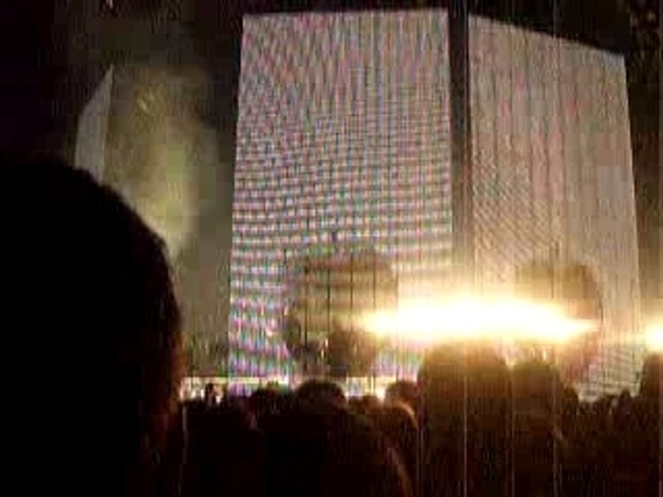 Debut du concert de calogero pomme c