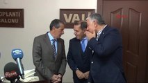 Adıyaman Galatasaray Başkanı Özbek'ten Adıyaman Valisi Kalkancı'ya Ziyaret