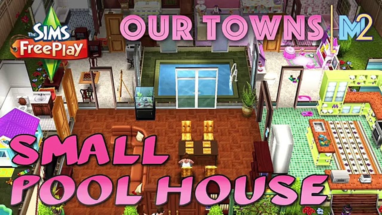 Sims FreePlay - Family House with Indoor Pool (Original Design)