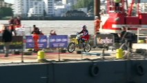 Travis Pastrana does backflip on motorbike over Thames