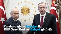 Cumhurbaşkanı Erdoğan, Bahçeli'yi kabul etti