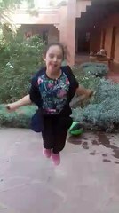 la performance de Fatima Zahra à la corde à sauter