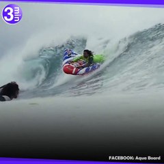 Le Sumo Suit, une combinaison gonflable pour surfer !