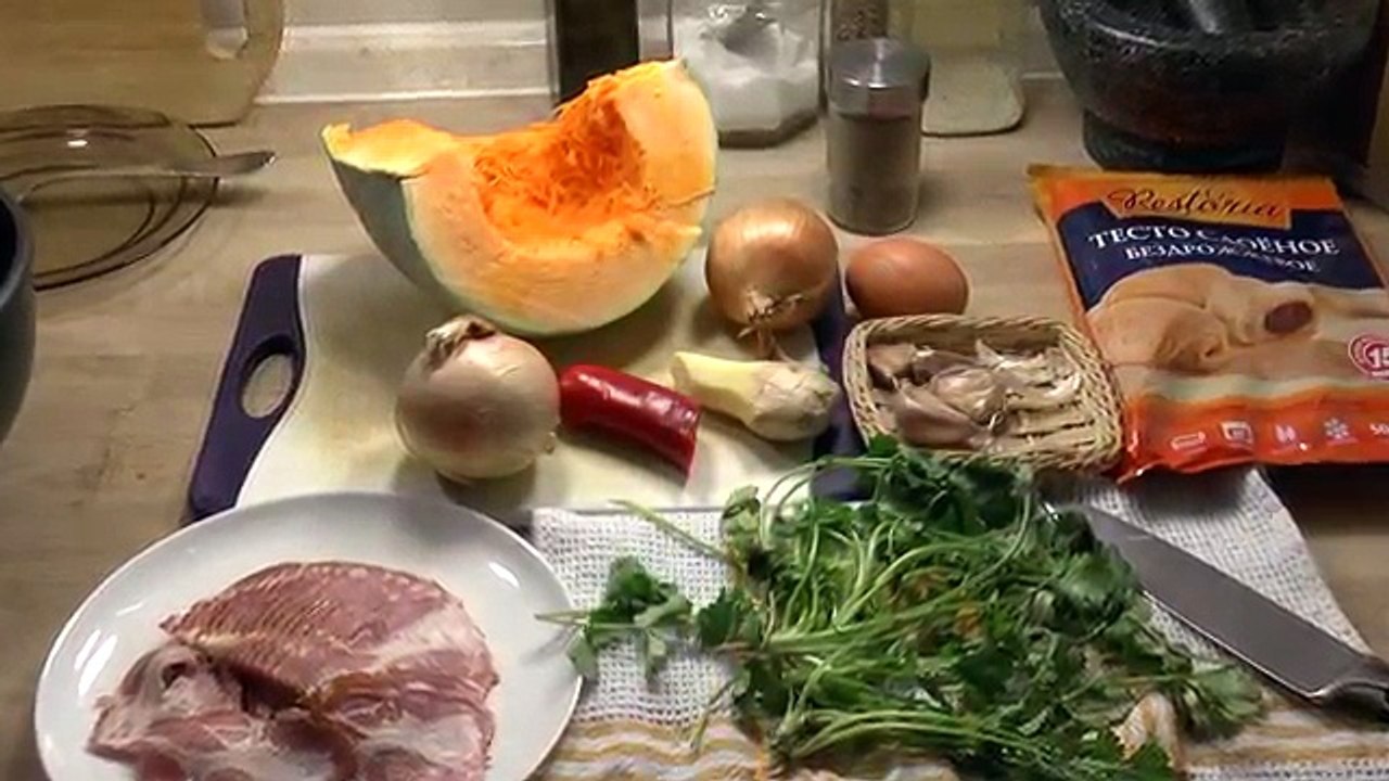 Пирог с тыквой и беконом. Просто, вкусно, недорого.