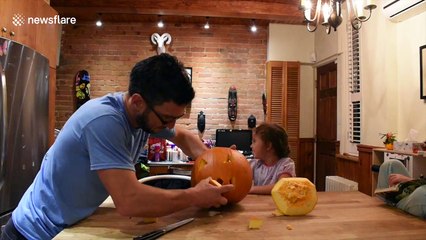 How to make an exploding Jack-o'-lantern