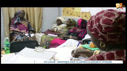 ST-LOUIS : RENTRÉE DES CLASSES A DOUBLE VITESSE