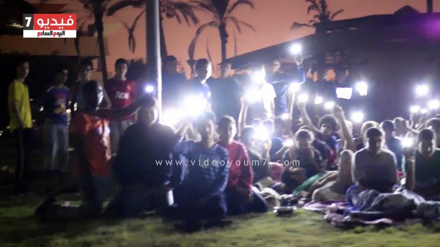 طلاب مدرسة المتفوقين بأكتوبر يشكون انقطاع الكهرباء والإنترنت