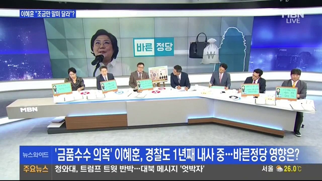 경찰도 1년째 내사 중, 이혜훈 조금만 말미 달라 바른정당 영향은?