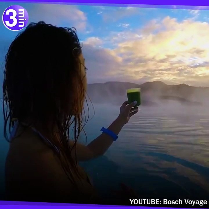 Une station thermale idyllique en Islande !