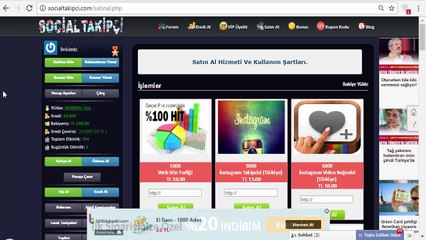 Sosyal Medya Hesaplarınıza Takipçi, Beğeni, Abone, İzlenim vb. Hizmetlerin Satın Alım İşlemi