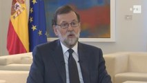 Rajoy exige a Puigdemont suprimir su proyecto de declaración de independencia.