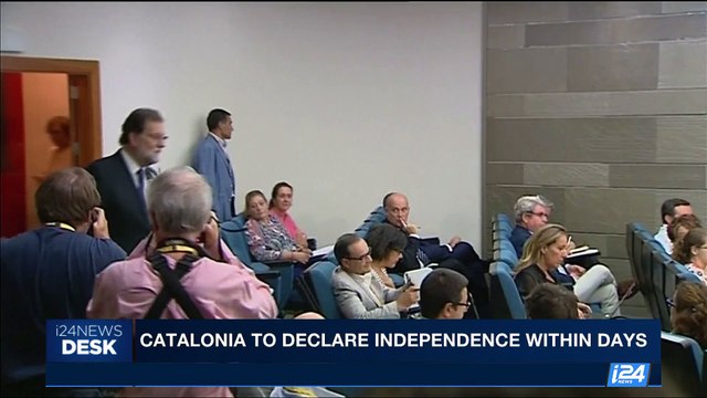 i24NEWS DESK | Catalonia to declare independence within days | Thursday, October 05th 2017