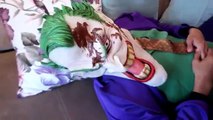 Scary Freaky Clown Attacks Kids Spiderman Frozen Elsa Hidden Joker Hulk Anna Bad Baby Car Superhero