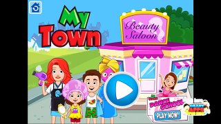 My Town : Day Spa Saloon Part 1 - iPad app demo for kids - Ellie