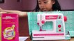 unboxing mainan anak mesin jahit - belajar menjahit - kids sewing machine