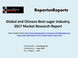 Beet sugar Market Global Trend, Profit and Key Manufacturers Analysis Report