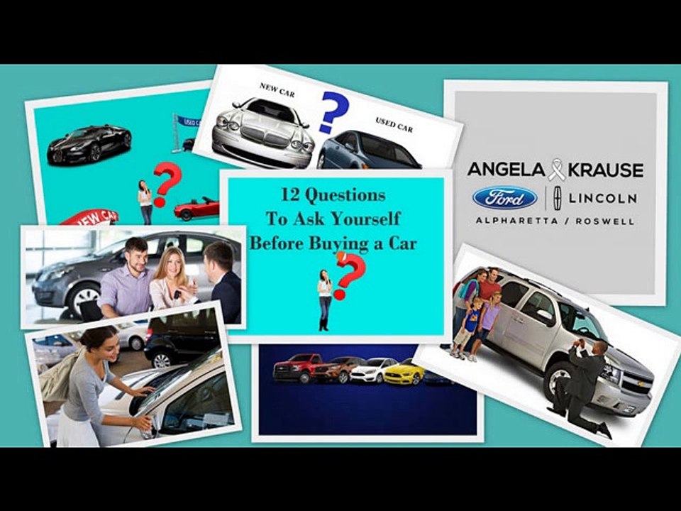 Questions to Ask Yourself Before Buying a Car