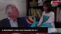 Pakistan : A seulement 5 ans, elle chausse déjà du 54 ! (Vidéo)