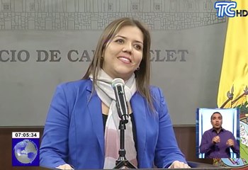 Presidente encargó vicepresidencia a María Alejandra Vicuña