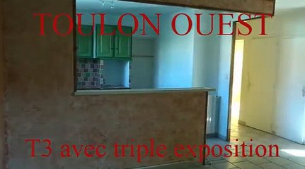 Vente Appartement lumineux T3 TOULON Ouest - Petite copropriete