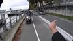 Une dispute entre des scooteristes et des cyclistes à paris !