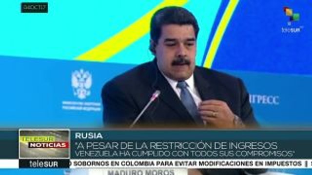 Maduro participa en la VI Cumbre Mundial de la Energía en Rusia