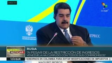 Maduro participa en la VI Cumbre Mundial de la Energía en Rusia